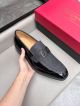 Balmain Man Grey Calfskin Business Leather Shoes 0428160 (7)_th.jpg